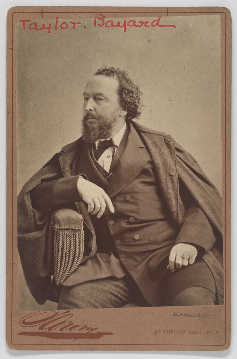 Bayard Taylor by Napoleon Sarony