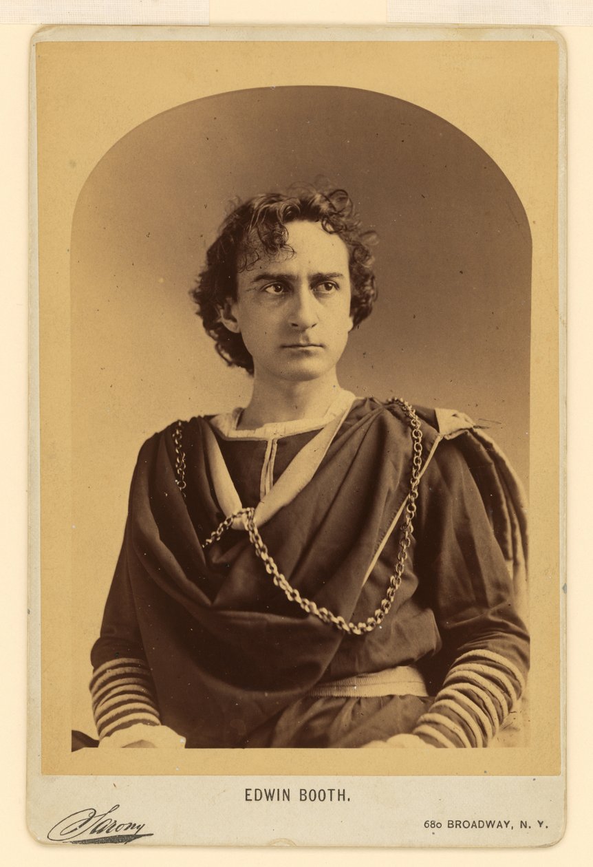 Edwin Booth by Napoleon Sarony