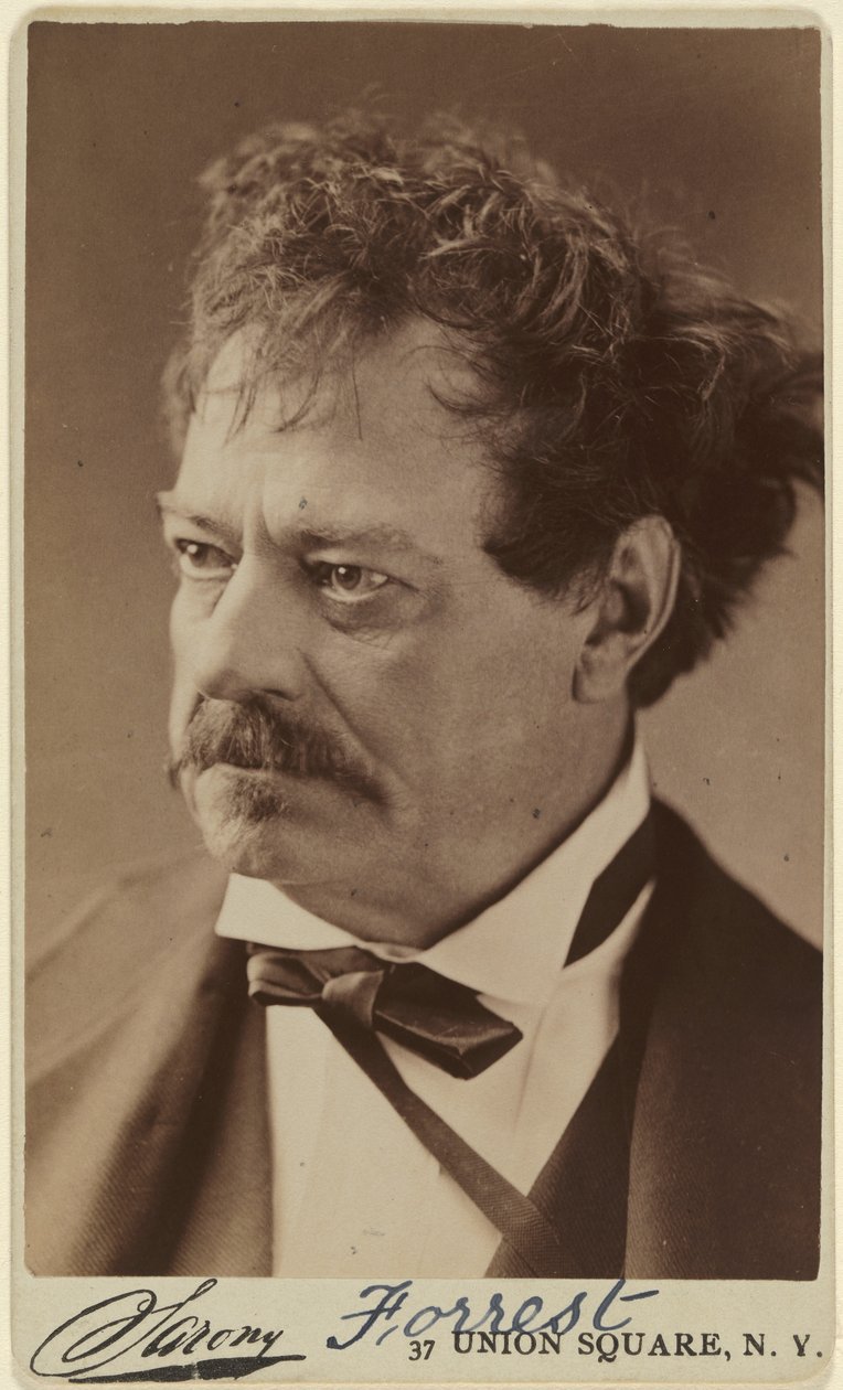 Edwin Forrest by Napoleon Sarony