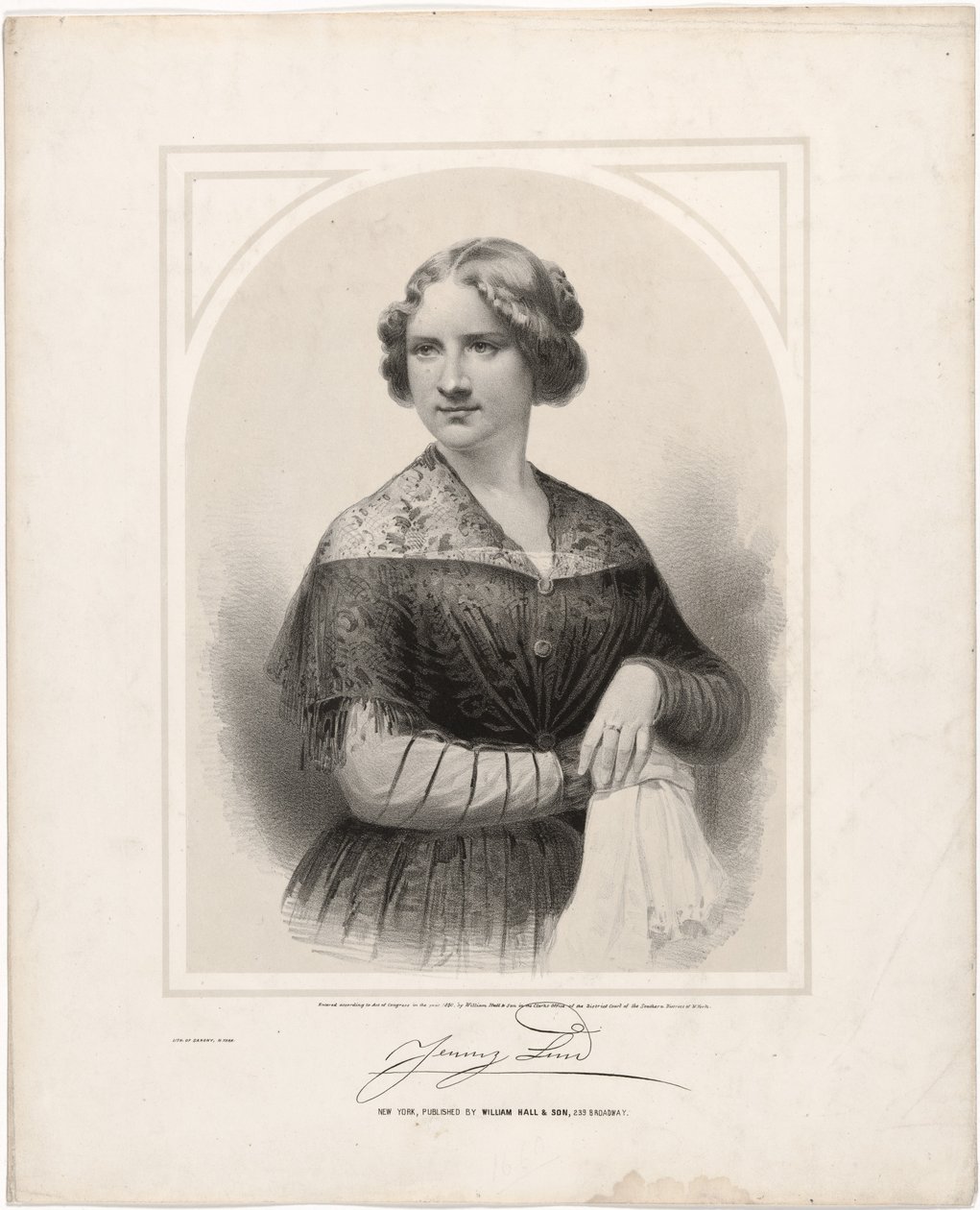 Jenny Lind by Napoleon Sarony