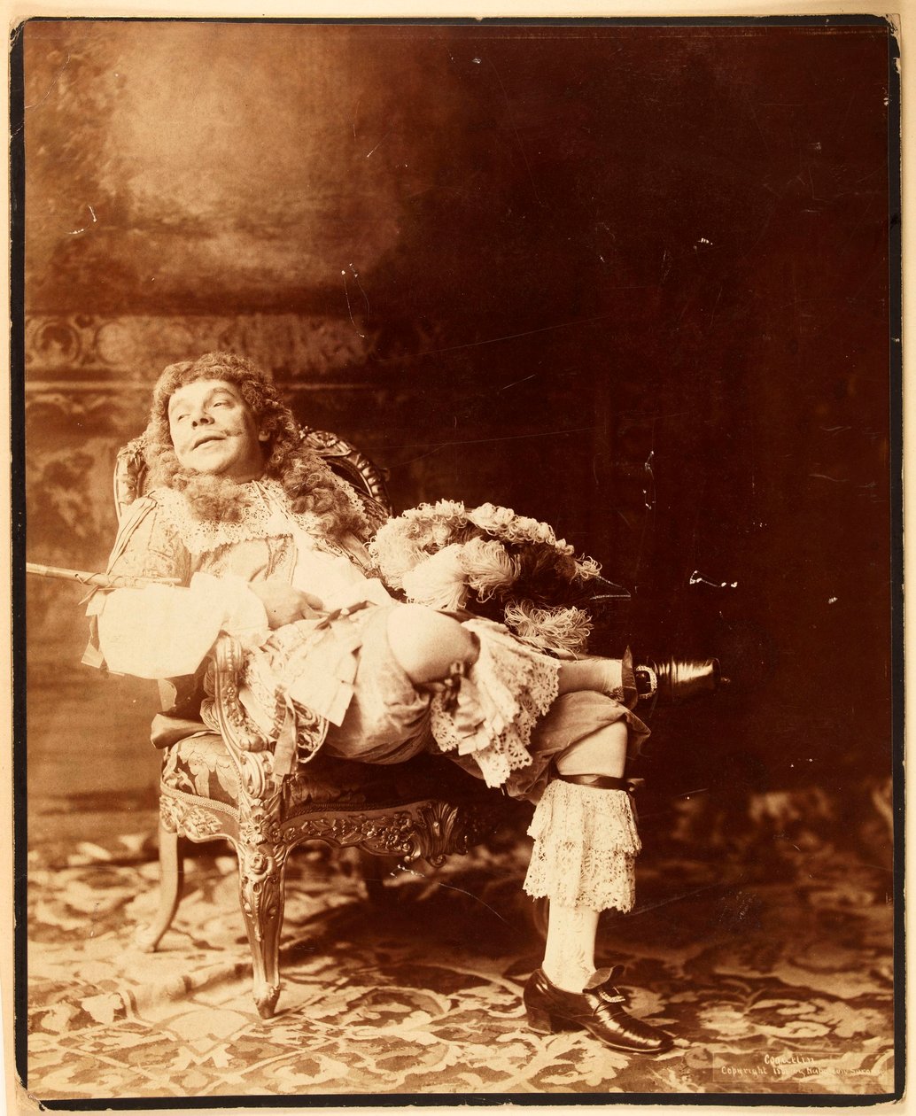 Portrait of Coquelin Ernest, known as Coquelin cadet (1841-1909), actor by Napoleon Sarony