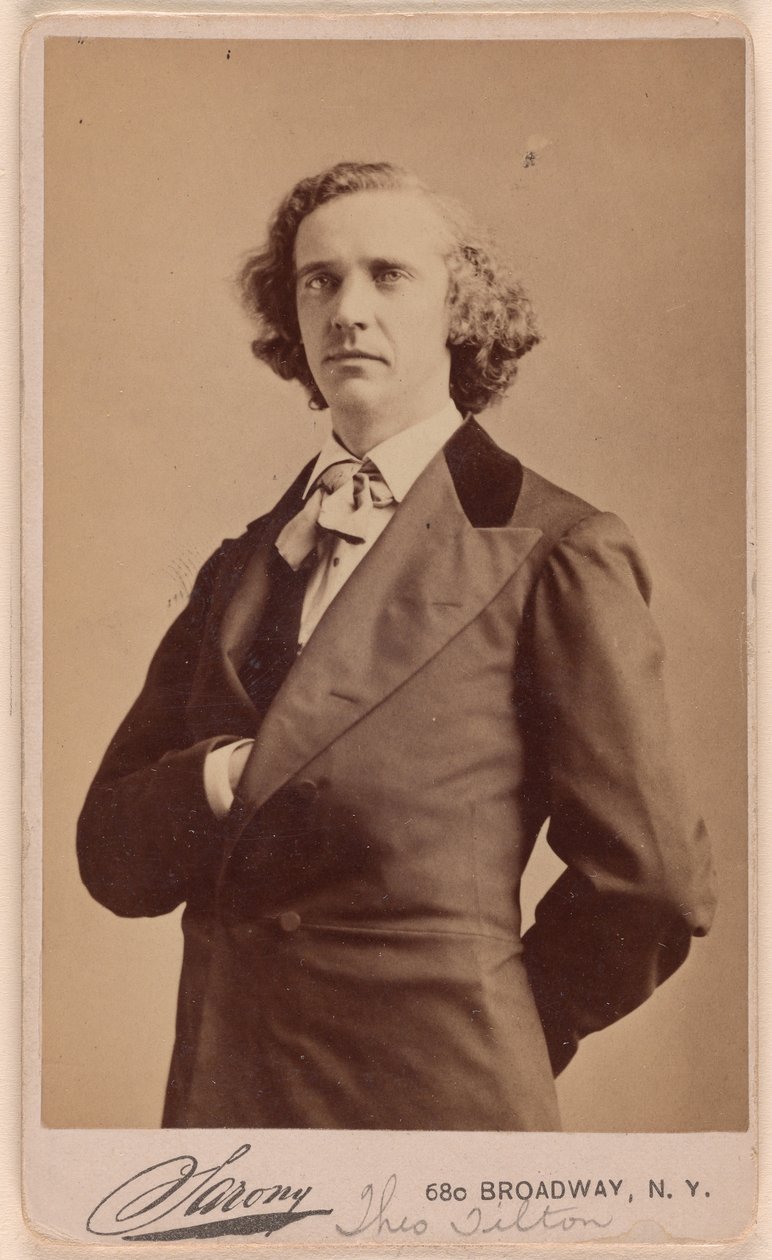 Theodore Tilton by Napoleon Sarony