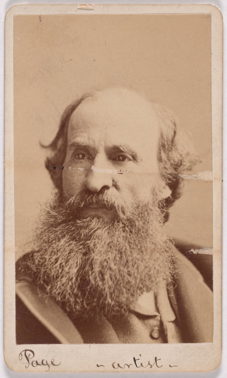 William Page by Napoleon Sarony