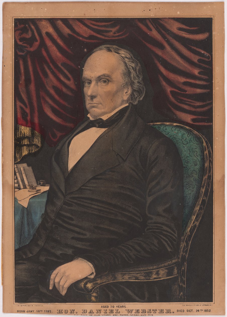 Daniel Webster by Nathaniel Currier