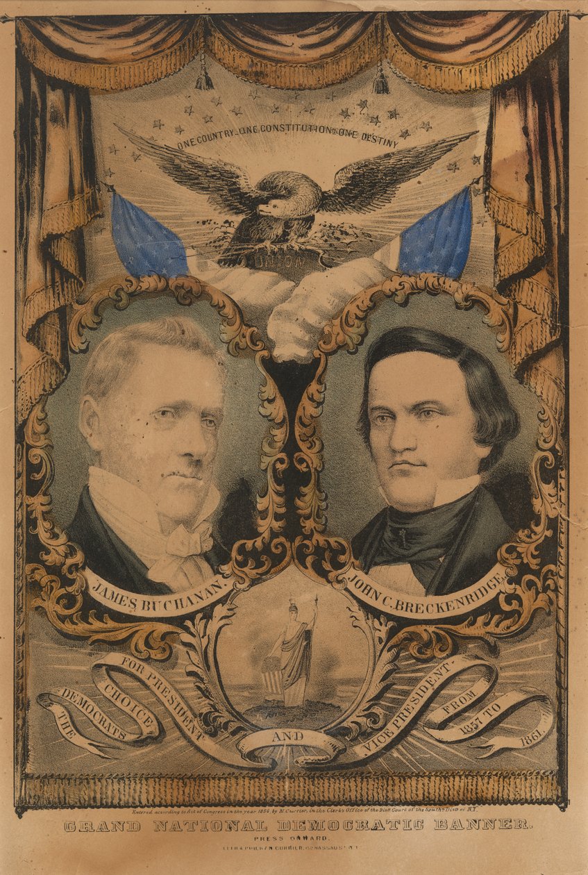 Grand National Democratic Banner by Nathaniel Currier