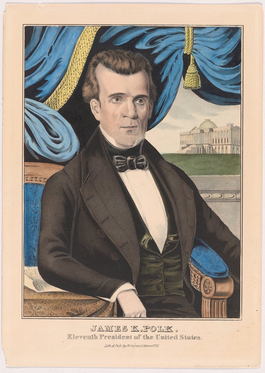 James K. Polk by Nathaniel Currier