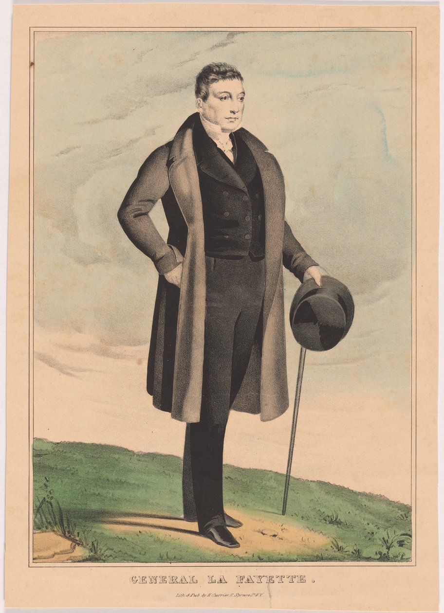 Marquis De Lafayette by Nathaniel Currier