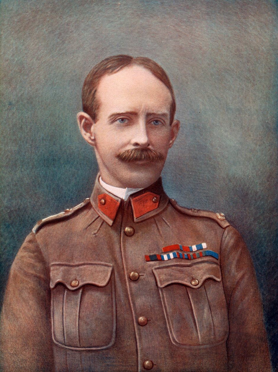 Lieutenant-General Ian Hamilton, commanding Mounted Infantry Division ...
