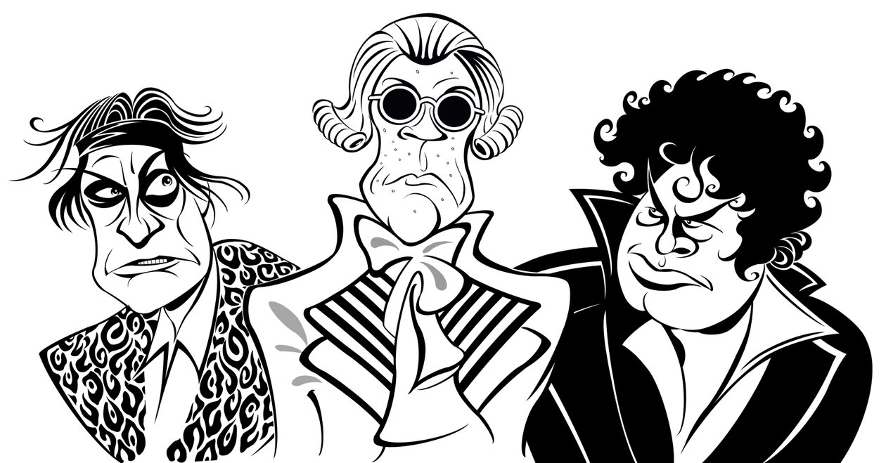 Trio of French revolutionary leaders by Neale Osborne