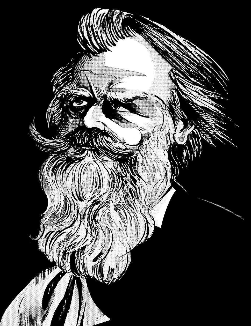 Johannes Brahms, German composer (1833-97) by Neale Osborne
