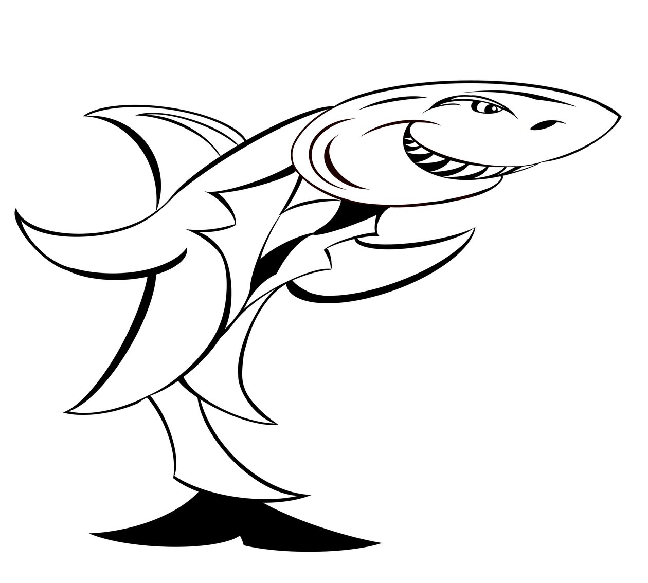 Shark in a suit - allegory by Neale Osborne