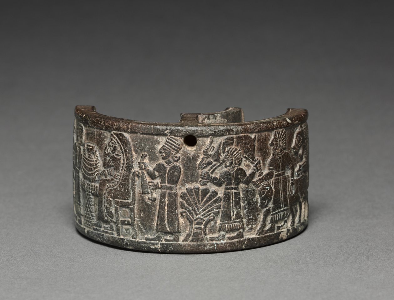 Banquet Pyxis, 800-750 BC by Neo Hittite