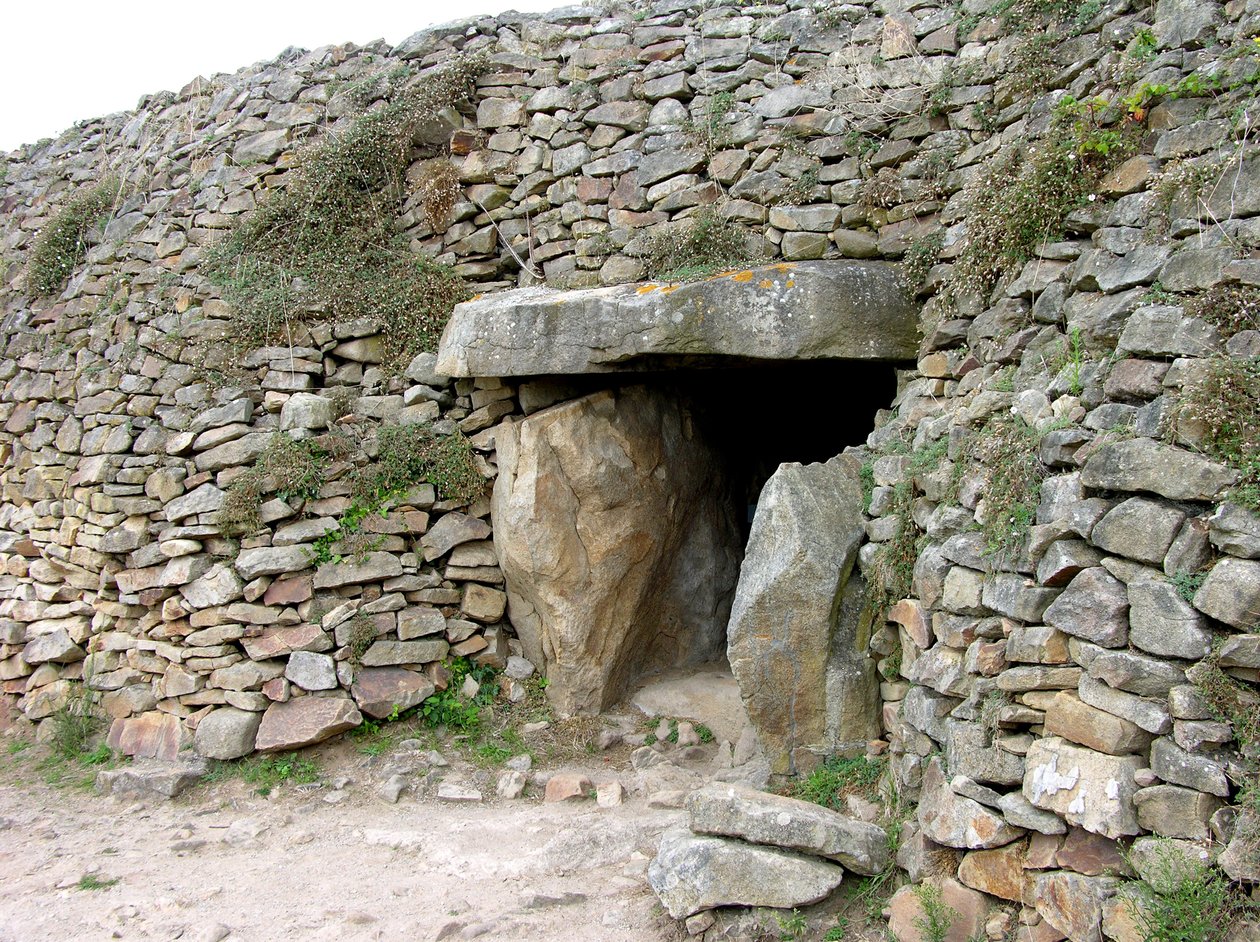 Entrance to the Passage Grave, Discovered 1825 by Neolithic