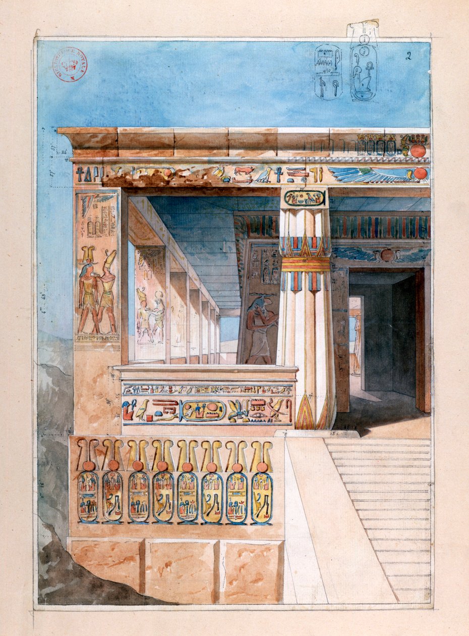 Ancient Egyptian Temple by Nestor l