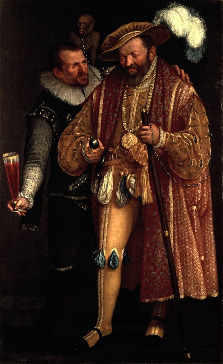 Two Fools by Netherlandish School: Premium art reproduction