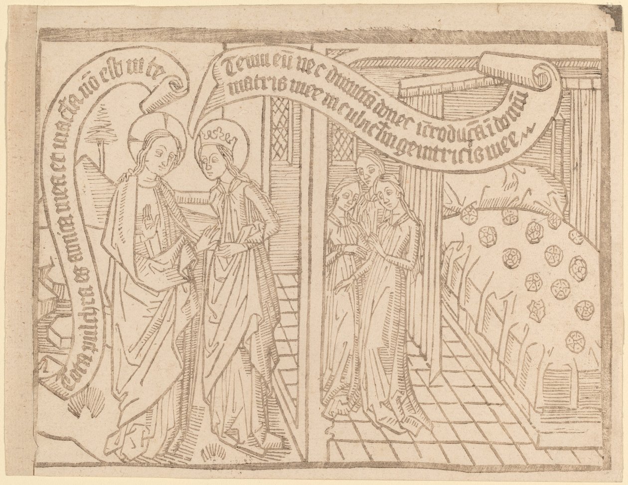 Page from "Canticum Canticorum": 2nd Edition by Netherlandish 15th Century