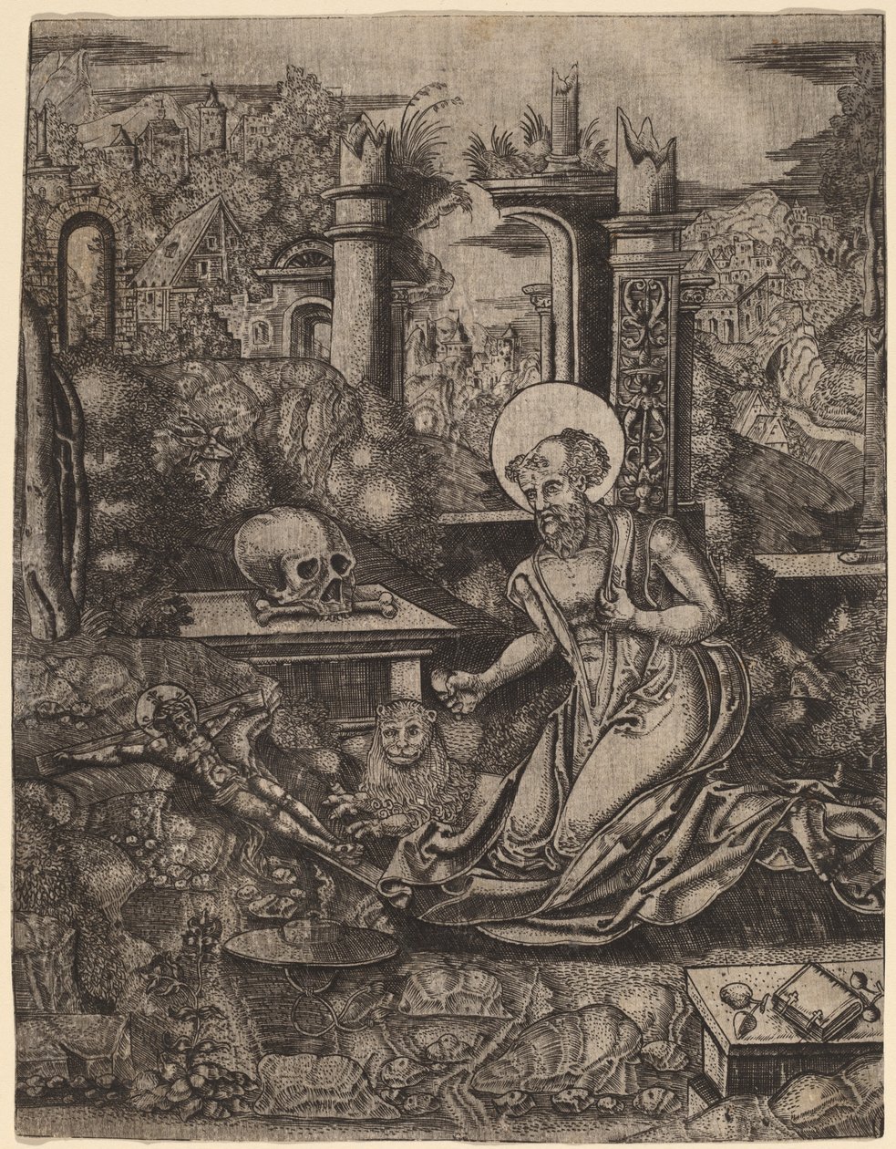 Saint Jerome by Netherlandish 16th Century