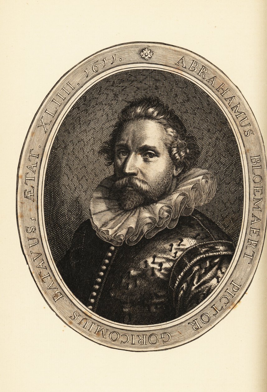 Portrait of Abraham Bloemaert by Netherlandish School