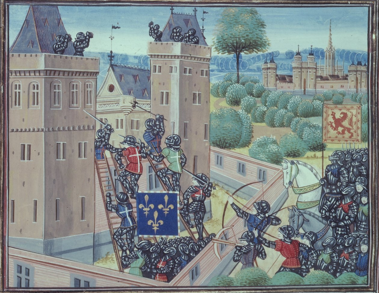 The Capture of Wark Castle by the French and Scots, from Book II of 