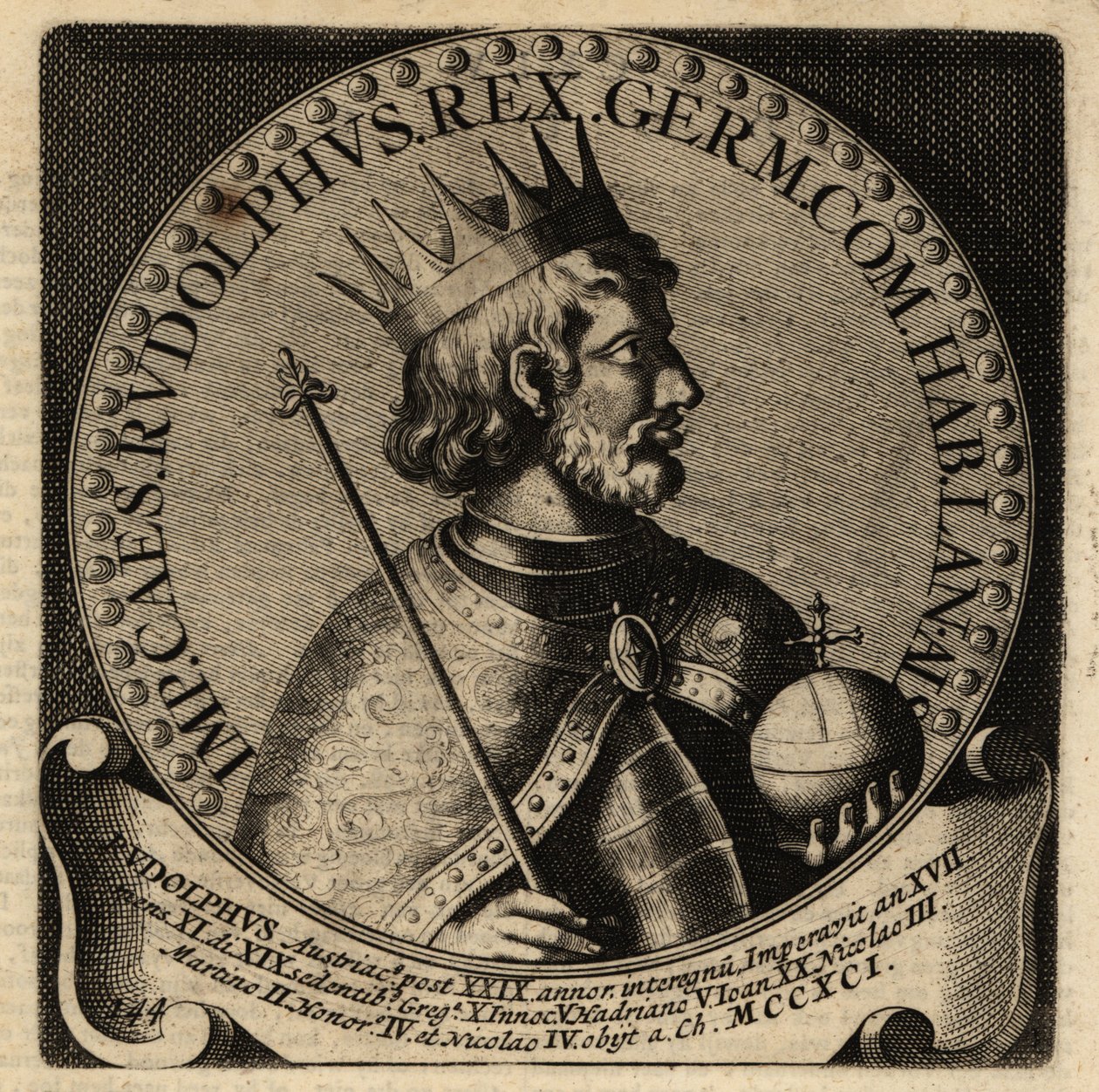 Rudolf I, King of Germany by Netherlandish School