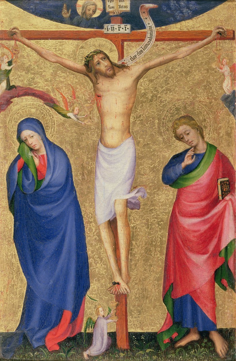 The Crucifixion, from a folding altarpiece by Netherlandish School