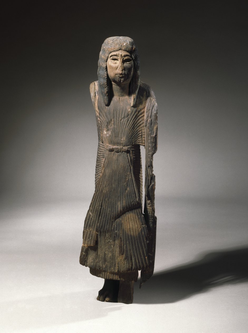 Standing Statue of Si-Eset by New Kingdom Egyptian