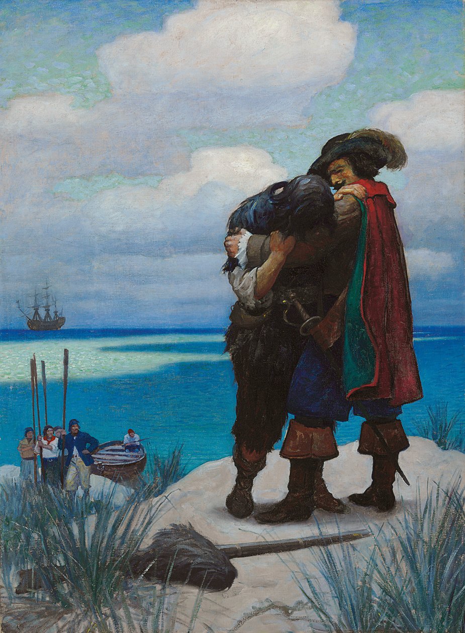 At First, for Some Time, I Was Not Able to Answer Him One Word; But as He Had Taken Me in His Arms, I Held Fast by Him, or I Should Have Fallen to the Ground by Newell Convers Wyeth