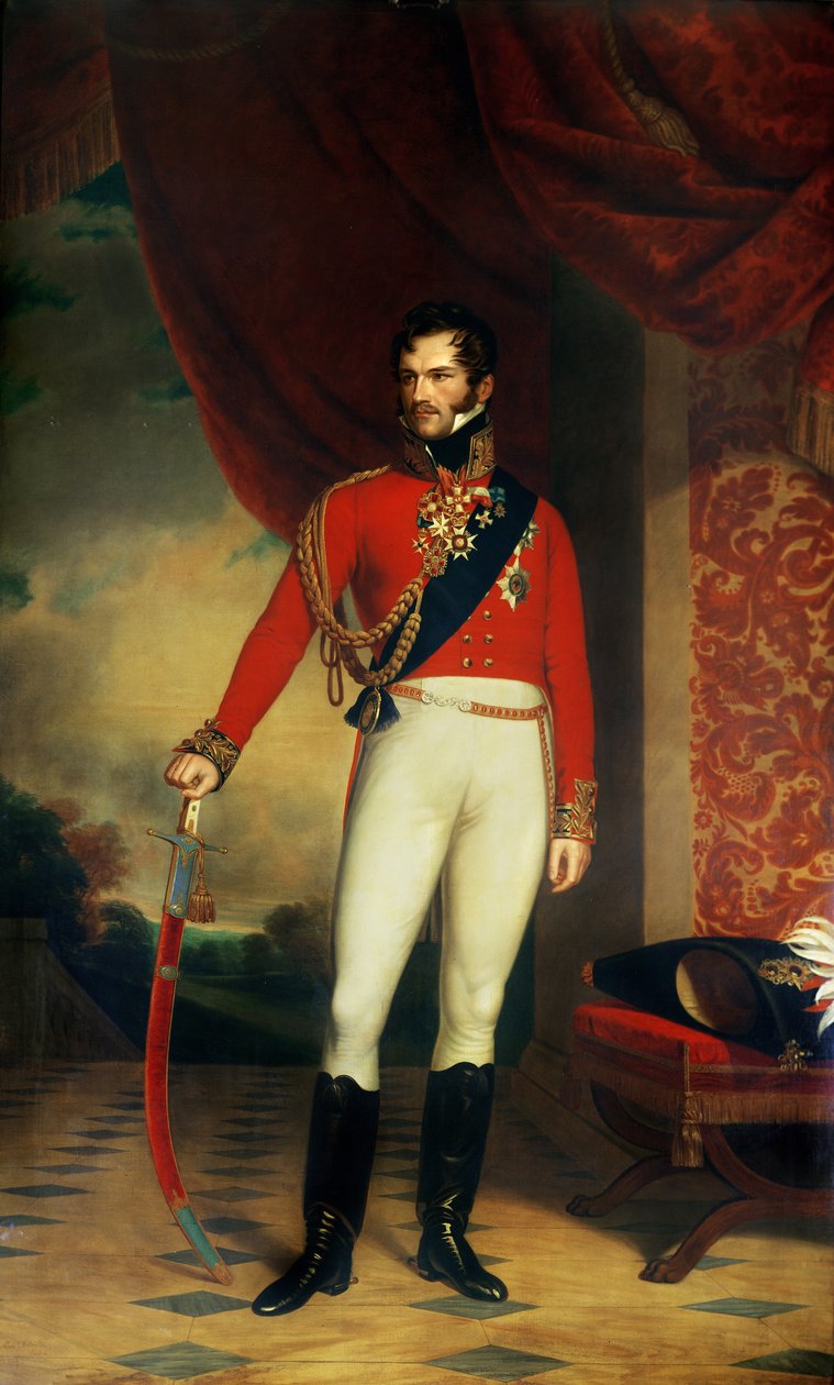 The Prince of Orange, later King William II of the Netherlands by Nicholas Pieneman