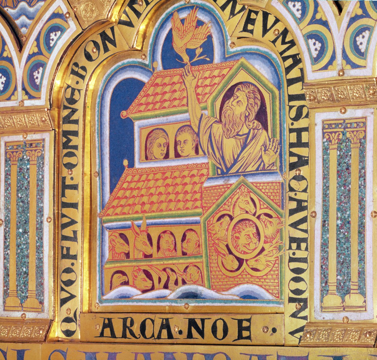 Noah and the Ark (detail) by Nicholas of Verdun