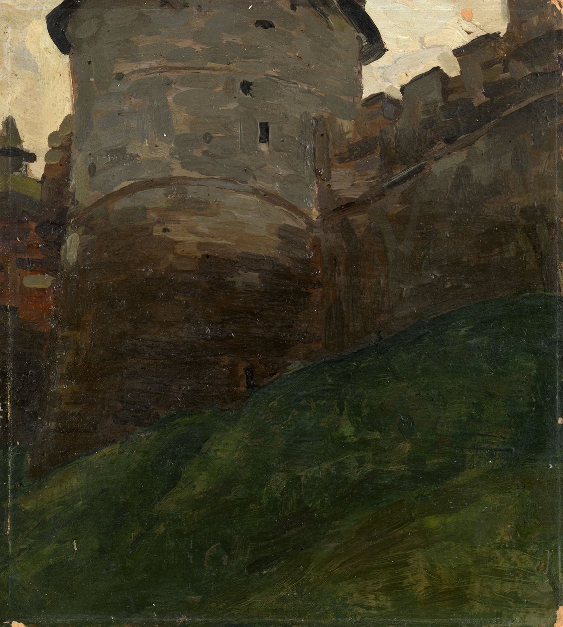 The Novgorod Kremlin Tower by Nikolai Konstantinowitsch Roerich