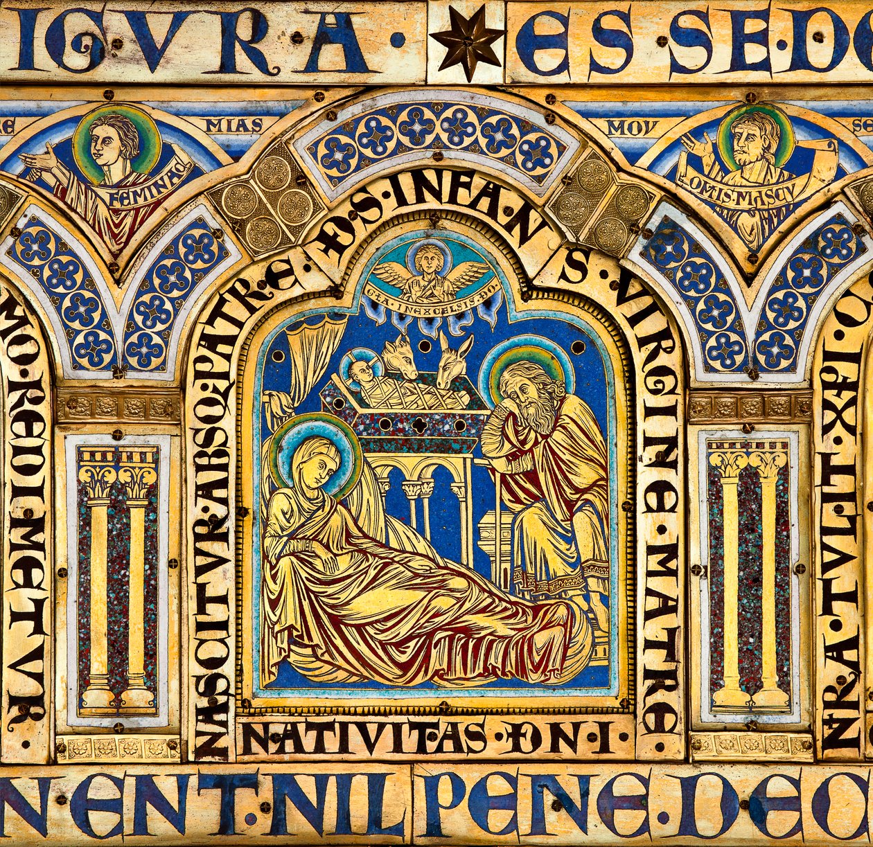 The Verdun Altar, depicting biblical scenes by Nicholas of Verdun