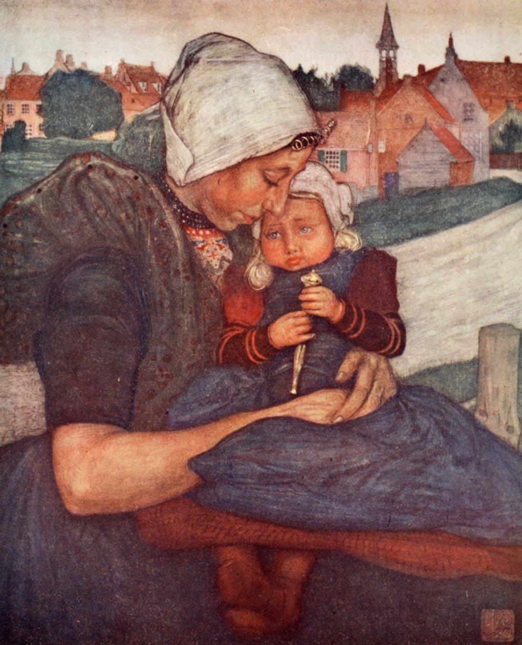 A Mother and Child of Axel, 1904 by Nico Jungman