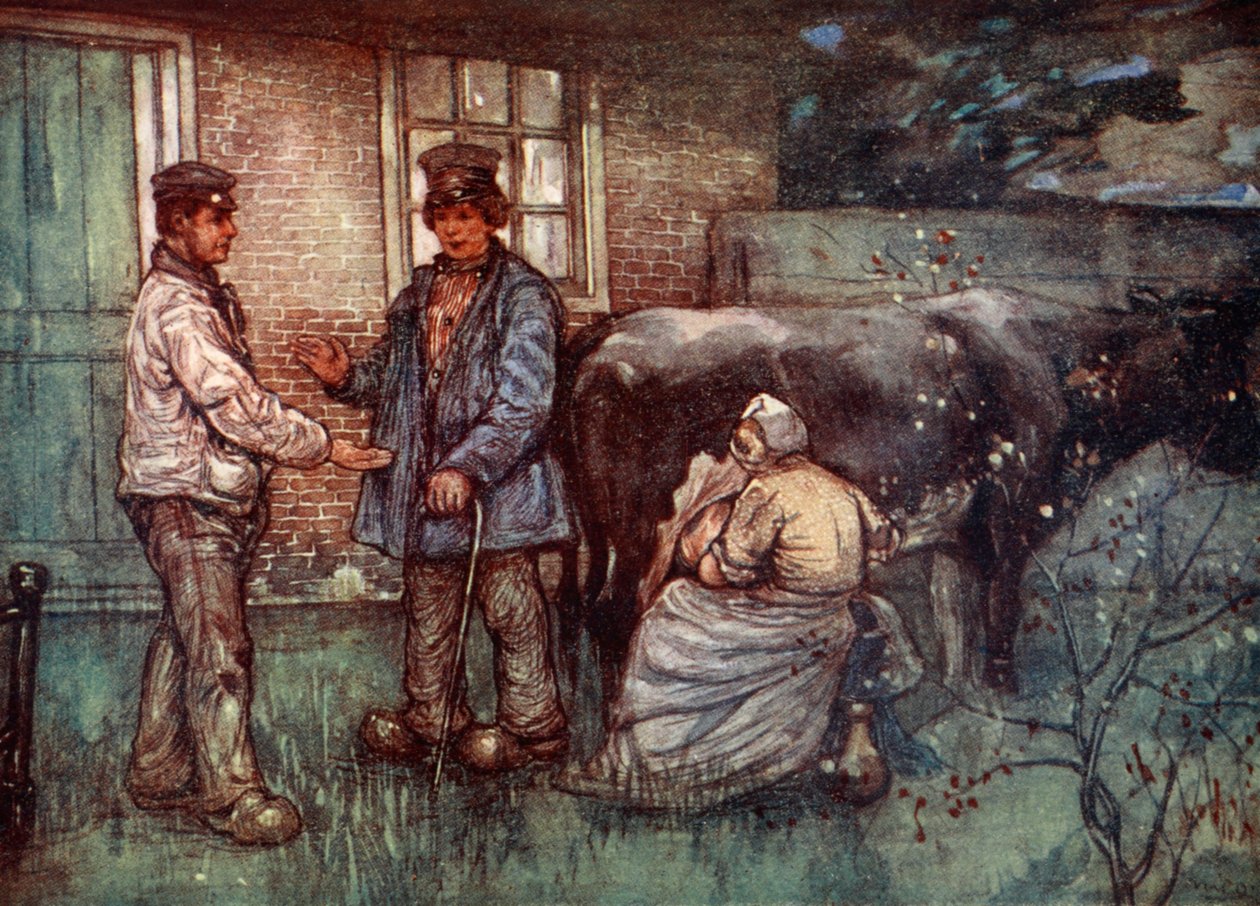The Sale of a Cow, 1904 by Nico Jungman