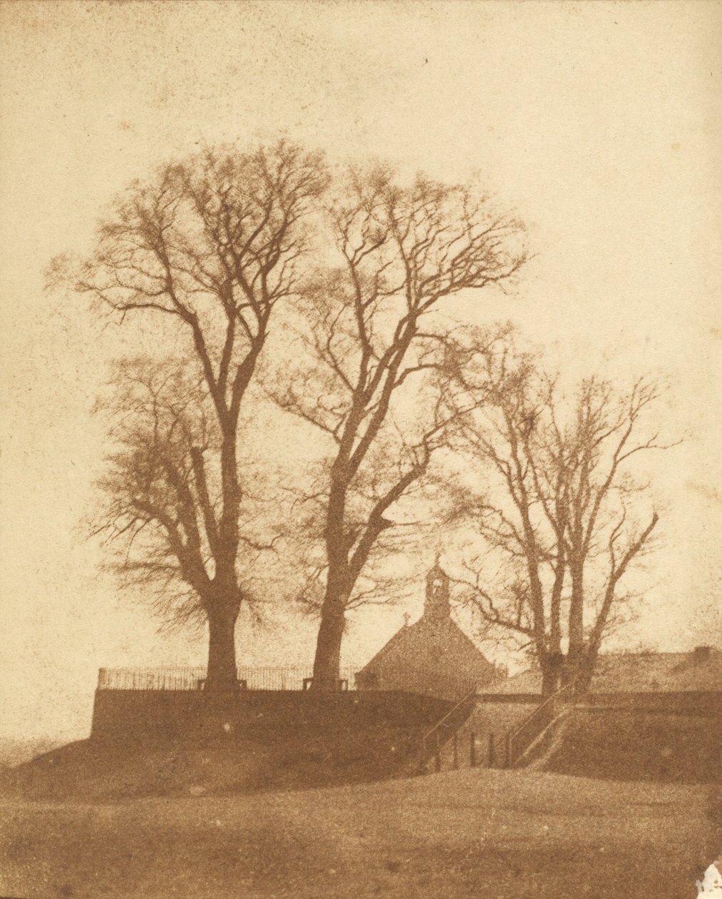 Forbury Hill, Reading, c. 1845 by Nicolaas Henneman