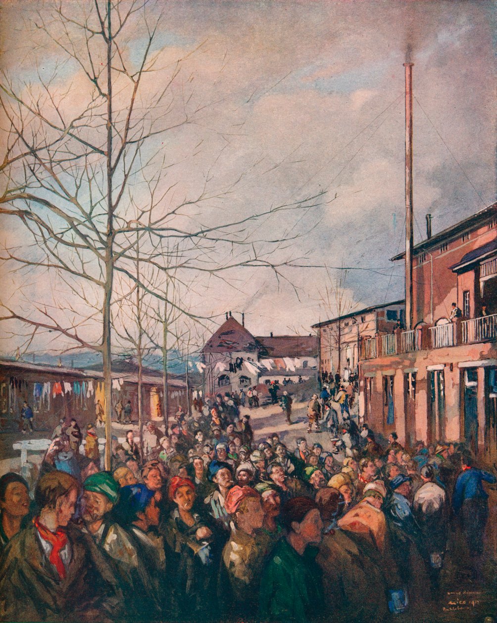 Ruhleben Prison Camp, Christmas Dinner by Nicolaas Wilhelm Jungmann