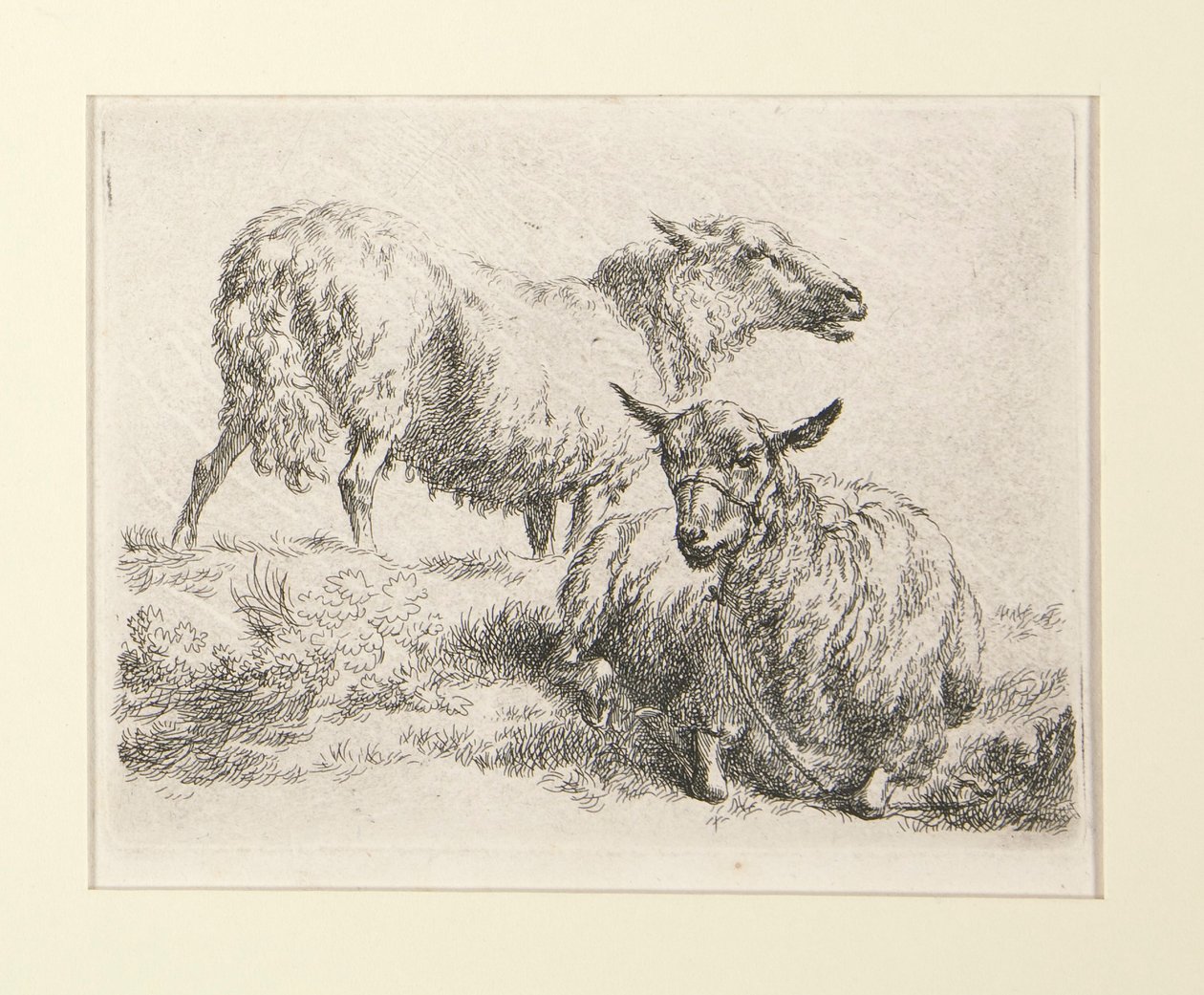 4 Etchings by Nicolaes Berchem