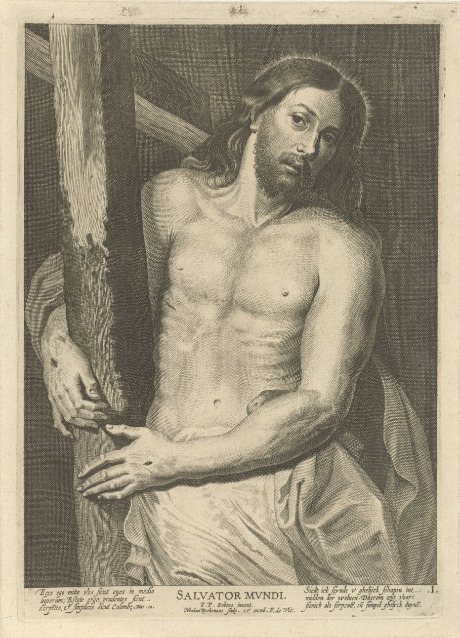 Christ with the Cross (Christ and Thirteen Apostles) by Nicolaes Ryckmans