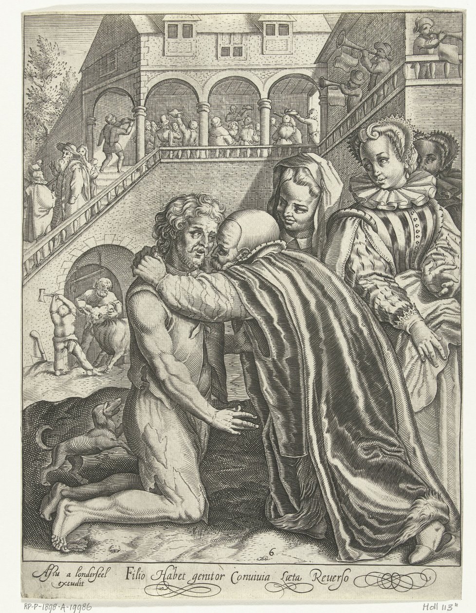 Return of the Prodigal Son by Nicolaes de Bruyn