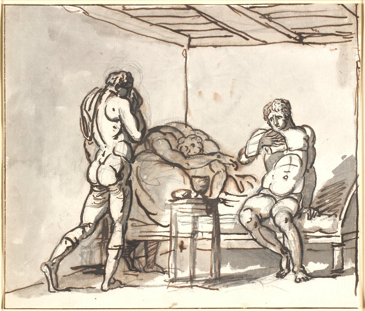 Pericles Visits Anaxagoras, Who Reads Athens