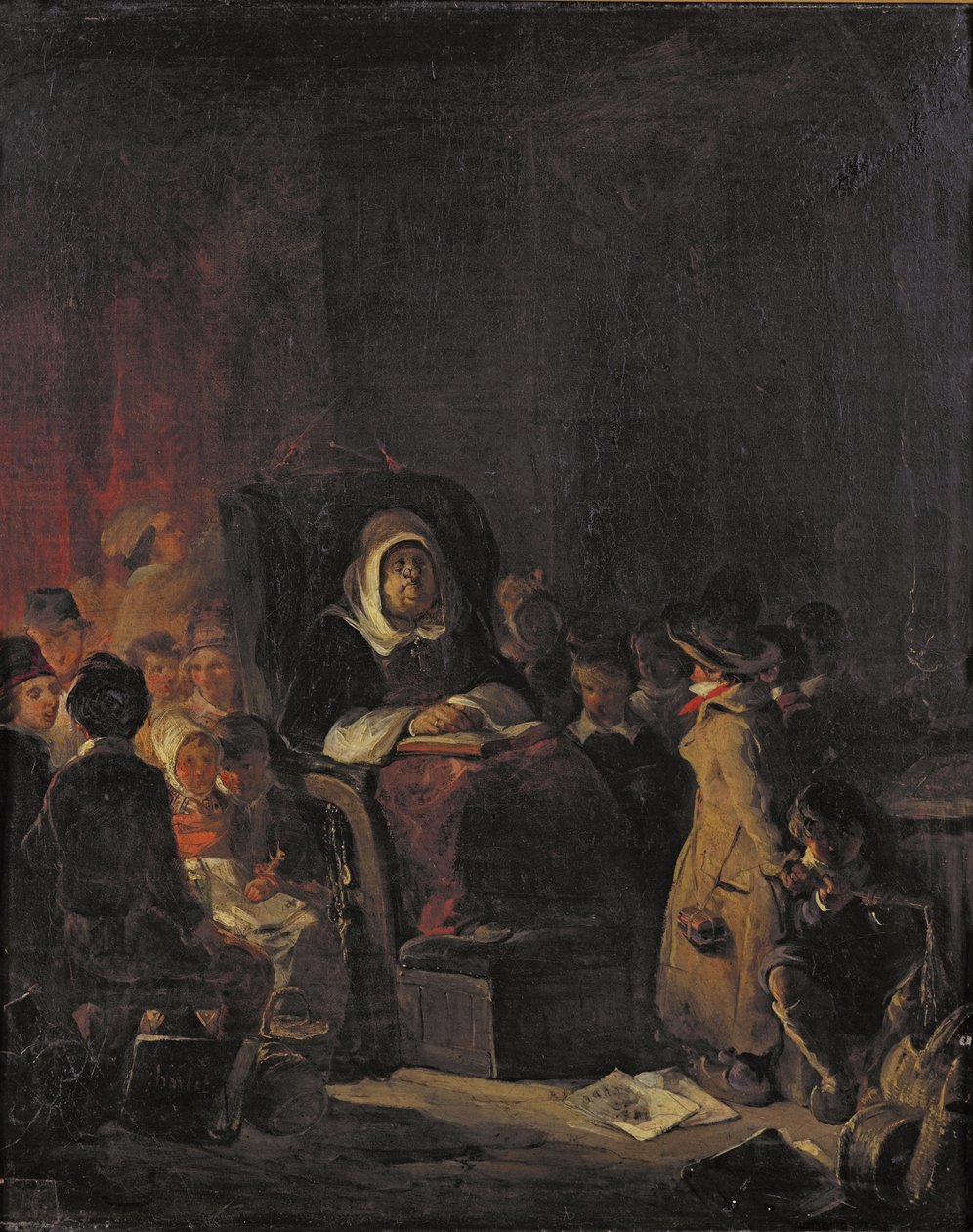 The Schoolmistress by Nicolas Toussaint Charlet
