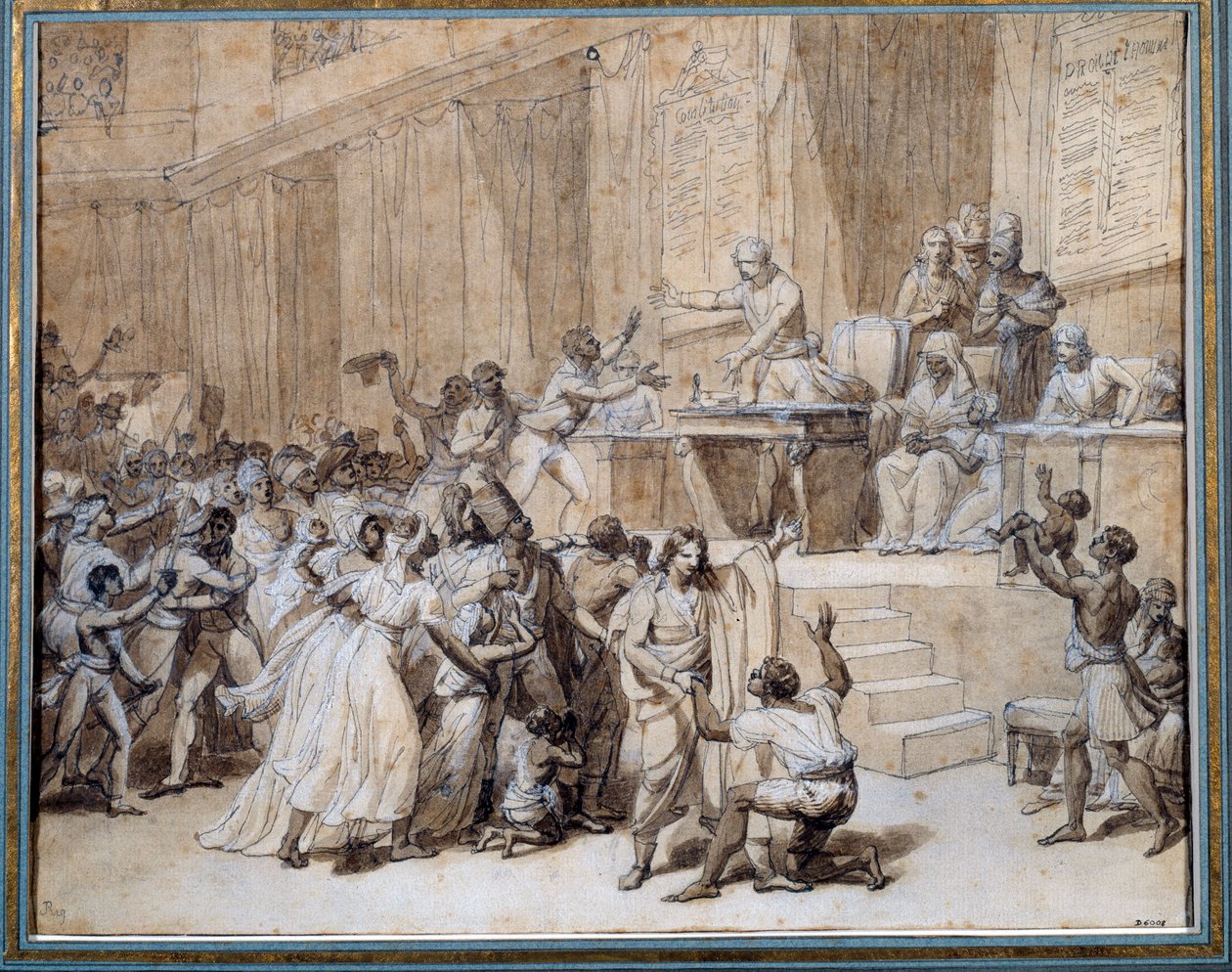 Abolition of Slavery by the National Convention (1794) by Nicolas Andre Monsiau