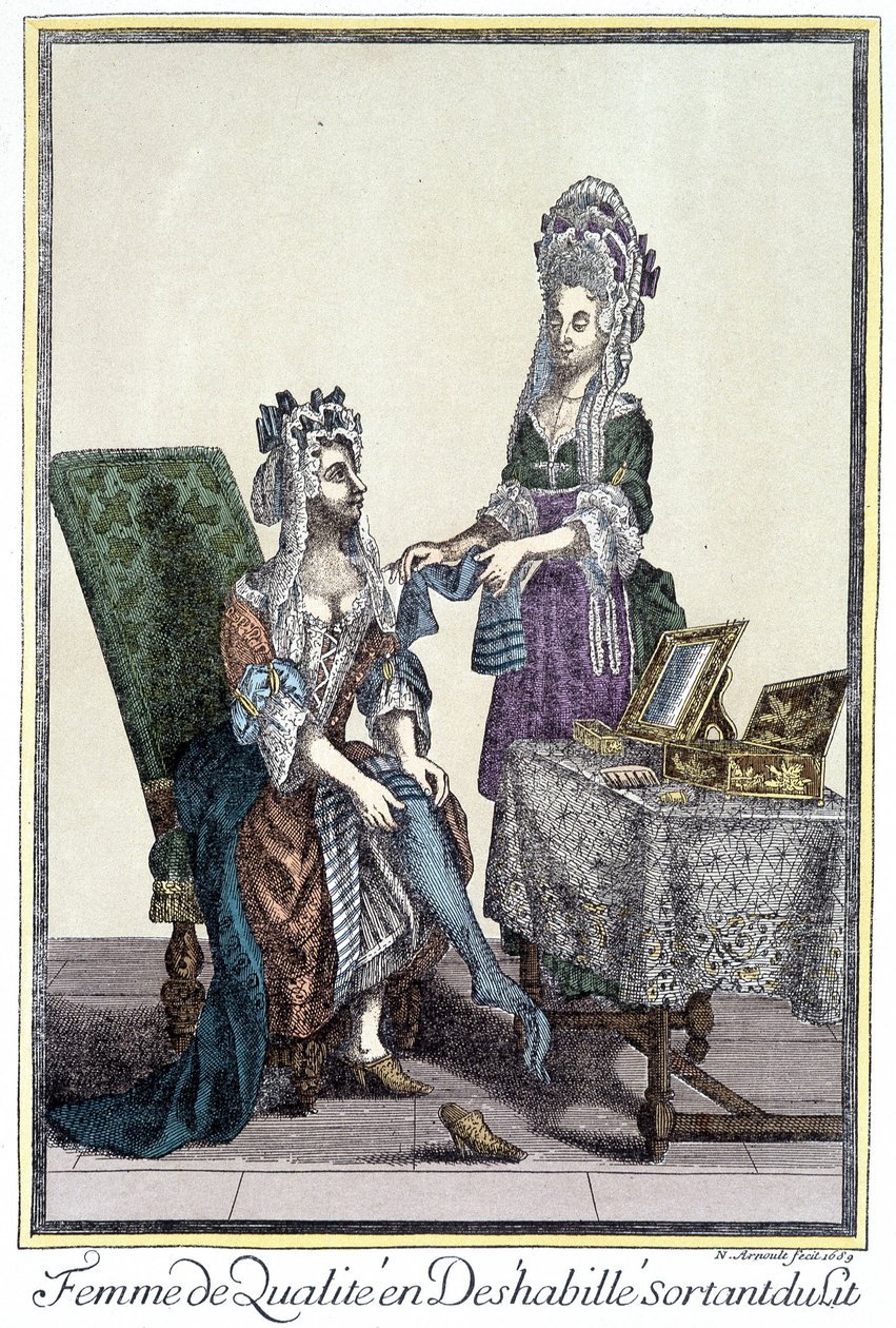 Quality woman undressed, out of bed. Representation by Arnoult by Nicolas Arnoult