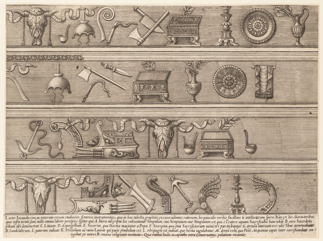 Speculum Romanae Magnificentiae: Sacrificial Instruments Based on ...