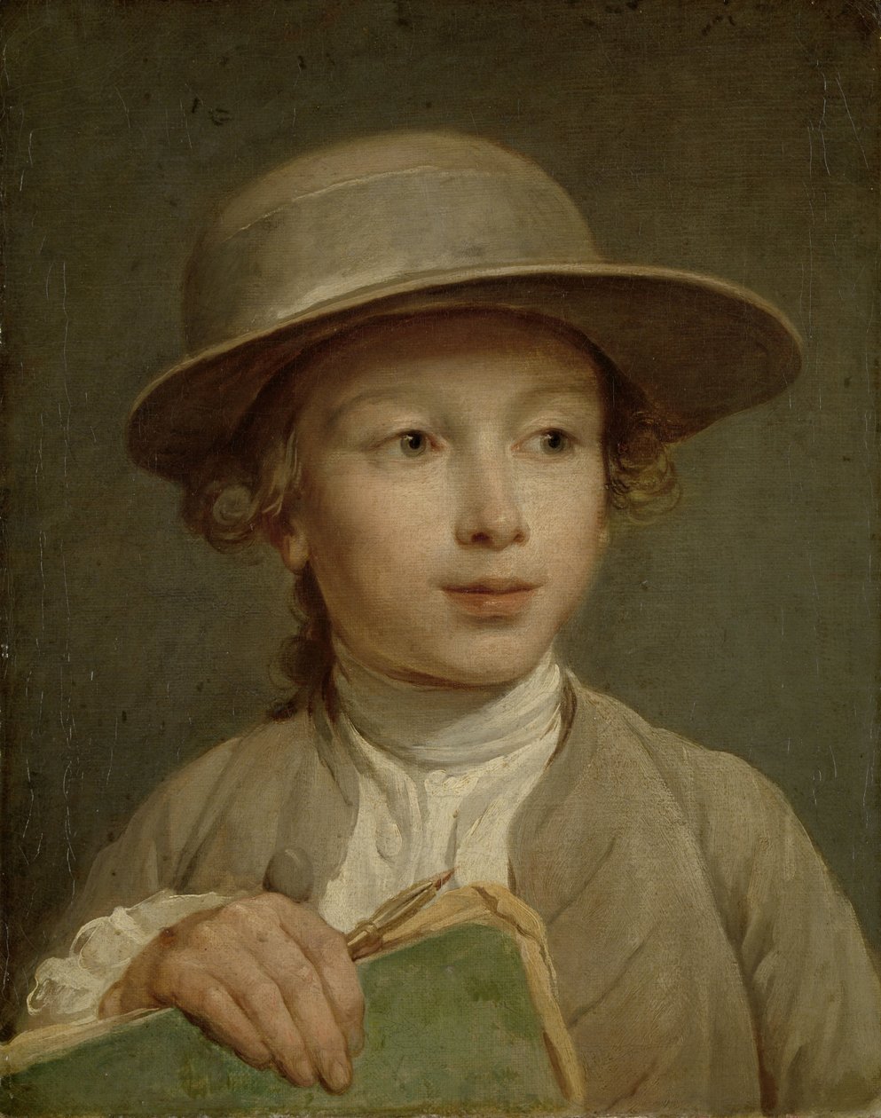 Boy with a Drawing Book by Nicolas-Bernard Lepicie