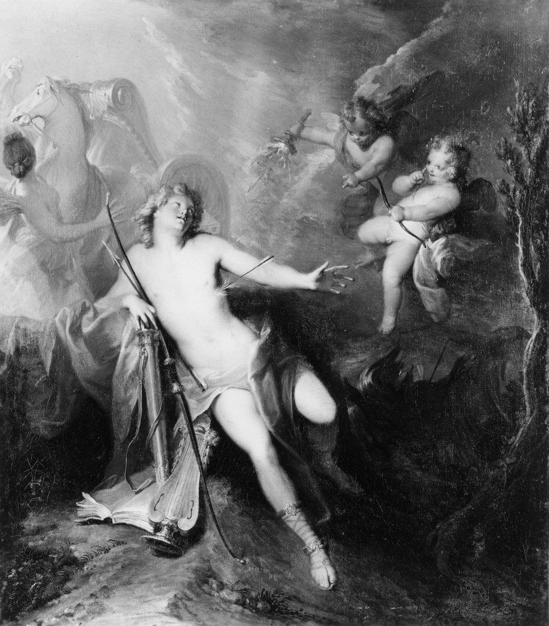 Apollo Pierced by the Arrow of Love by Nicolas Bertin