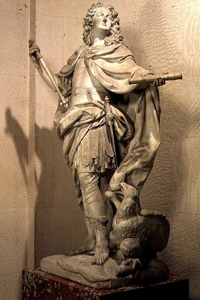 Louis XV of France as Jupiter by Nicolas Coustou