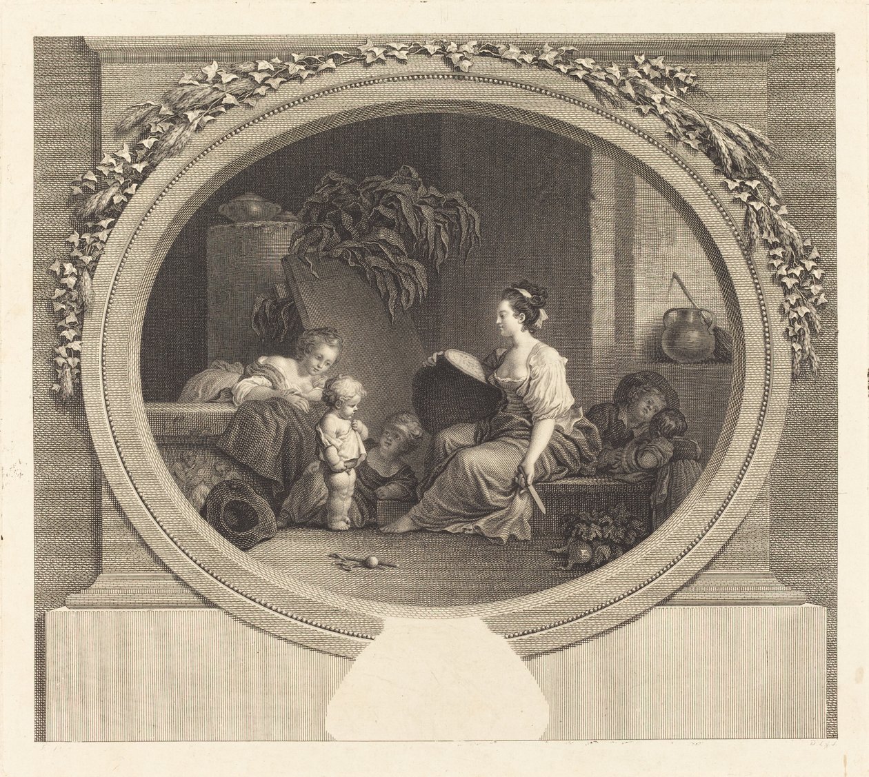 Say Please by Nicolas Delaunay after Jean Honoré Fragonard