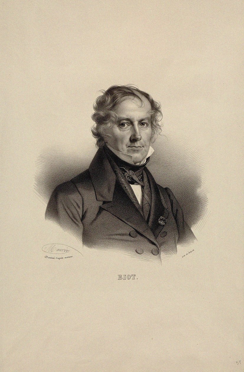 Portrait of Jean Baptiste Biot by Nicolas Eustache Maurin
