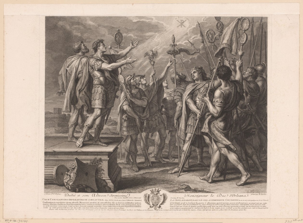 The Sign of the Cross Appears in the Sky to Emperor Constantine (series ...