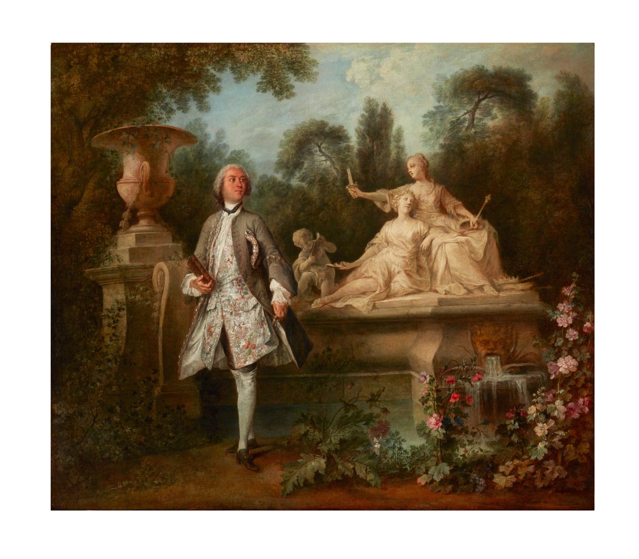 Portrait of the Actor Grandval by Nicolas Lancret